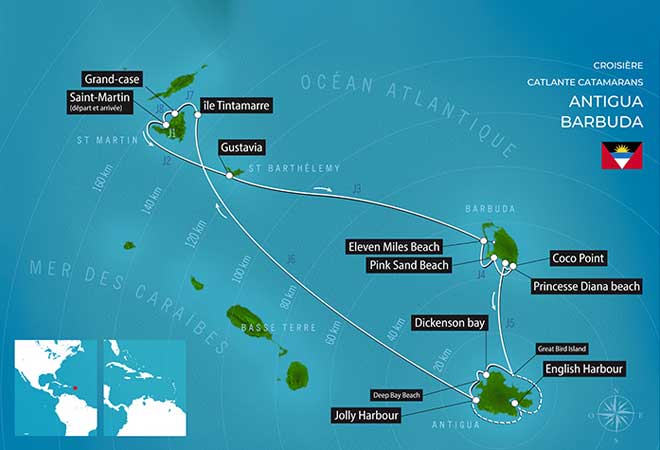 aux Antilles Antigua-et-Barbuda - 8 jours