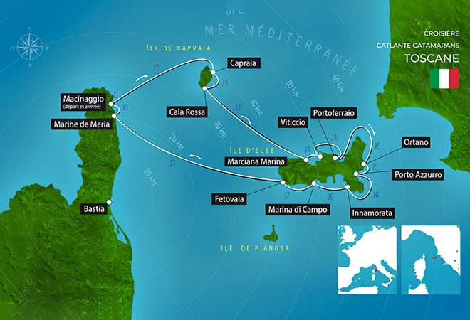 Iles de Toscane - 8 jours