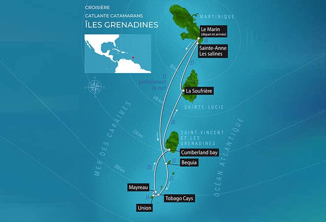 îles Grenadines - 8 jours