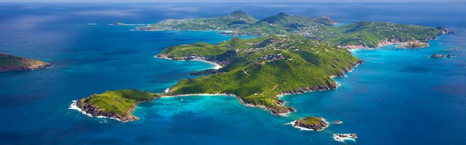 St Barth Vue Aerienne - Catlante