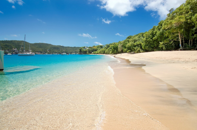 Salt Whistle Bay (Mayreau) : la courbe parfaite - Catlante